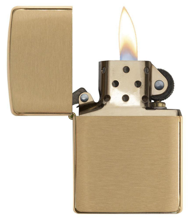 Zippo Brushed Brass - Kveikjari