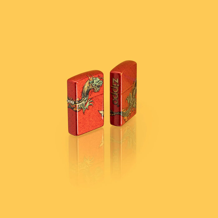 Zippo Dragon Fusion Red - Kveikjari