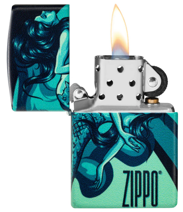 Zippo Mermaid Color Matte - Kveikjari