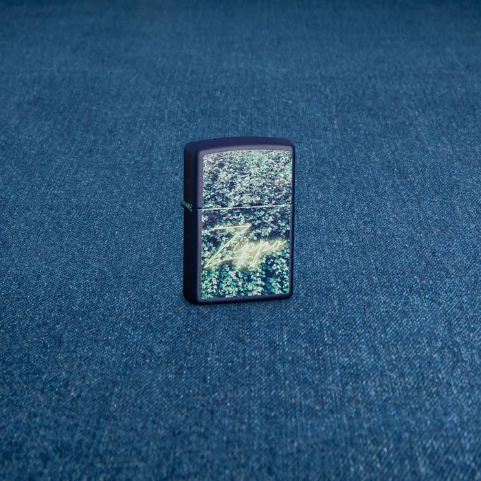 Zippo Design Navy Matte - Kveikjari