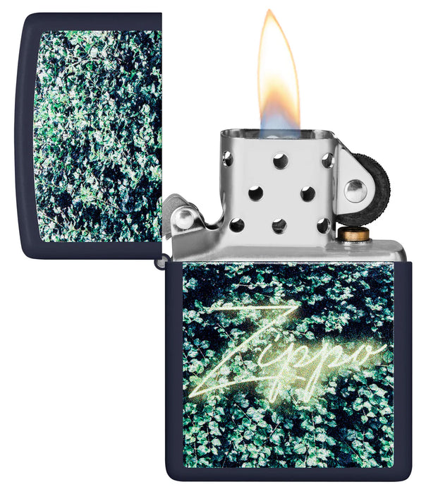 Zippo Design Navy Matte - Kveikjari