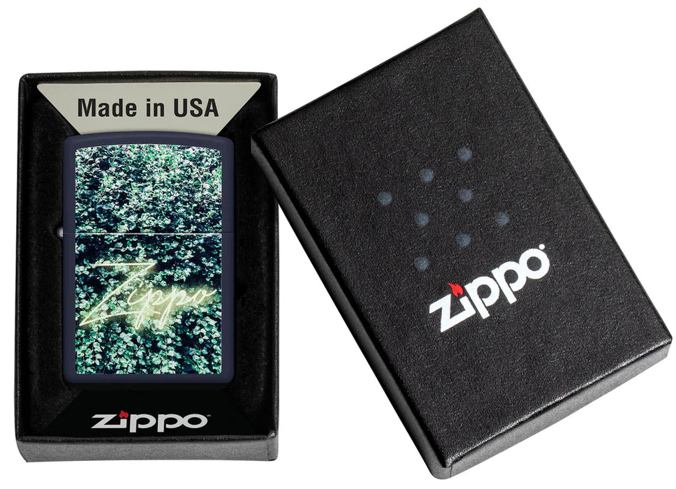 Zippo Design Navy Matte - Kveikjari