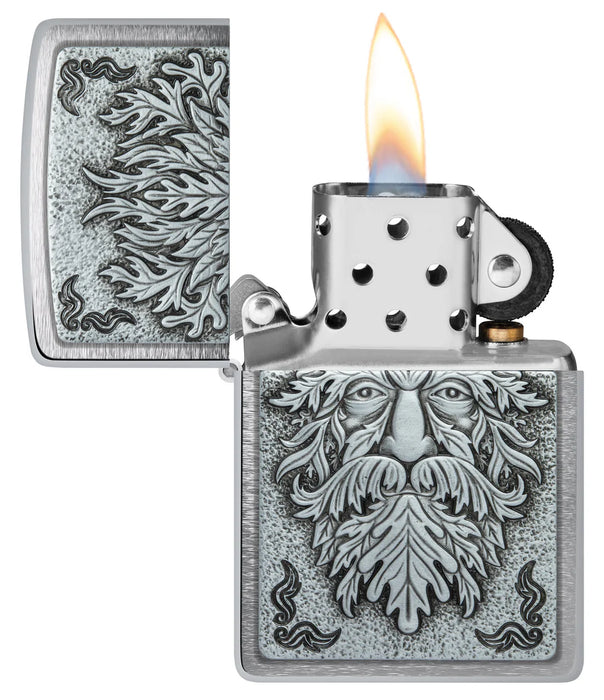 Zippo Green Man Emblem - Kveikjari