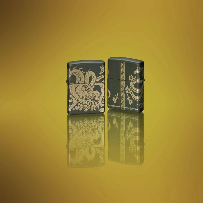 Zippo Dragon Green Matte - Kveikjari