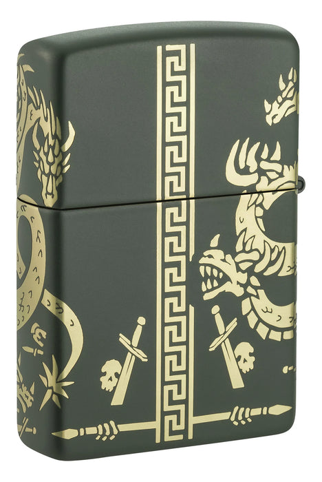 Zippo Dragon Green Matte - Kveikjari