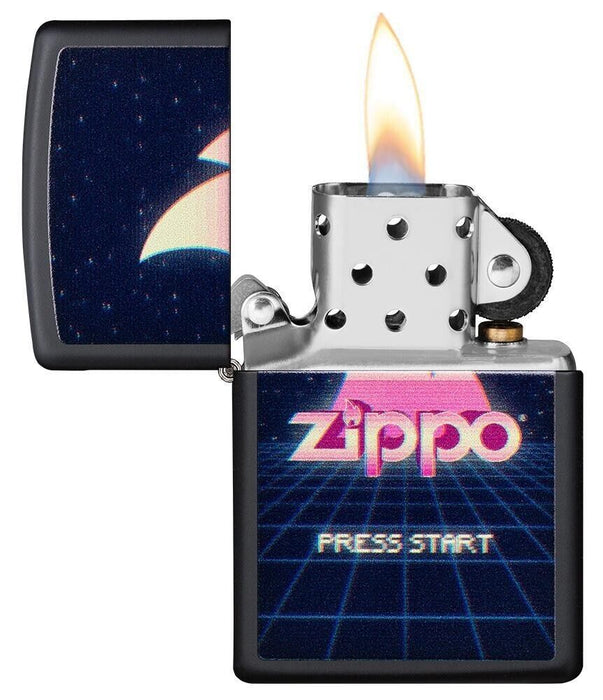 Zippo Gaming Games Black Matte - Kveikjari